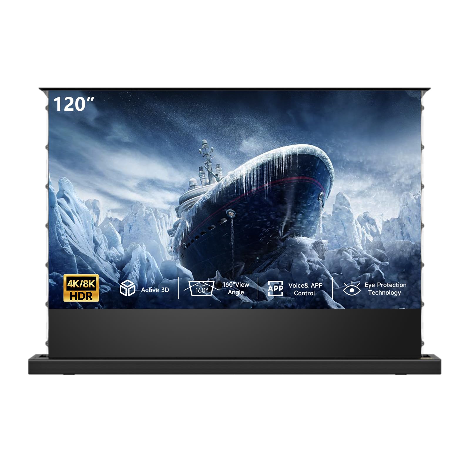 Amazon | IN&VI 120インチ電動ALRプロジェクタースクリーン フロア